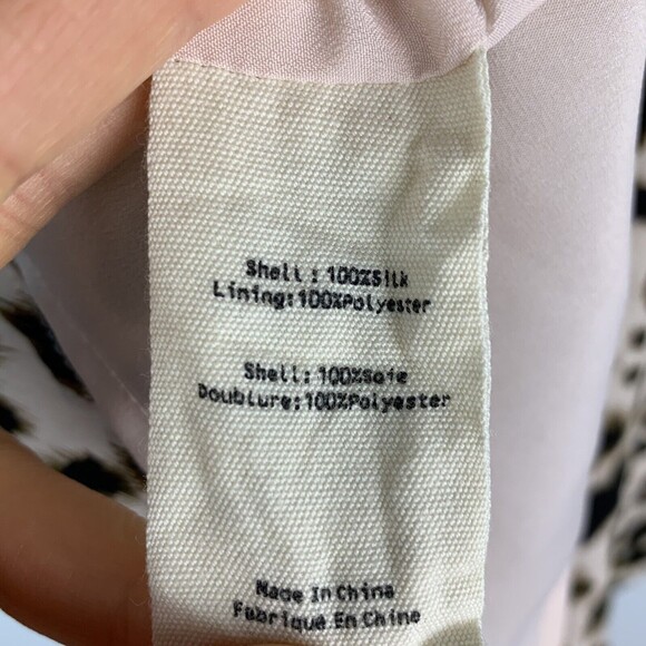 L’agence Women’s Jane silk camisole tank top size xsmall animal prints - Picture 7 of 8